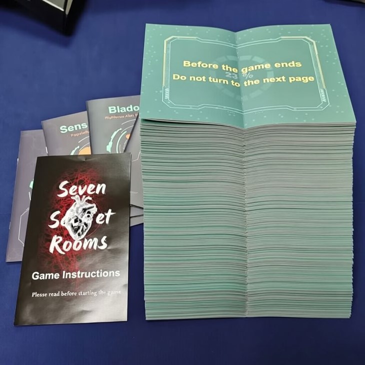 Murder Game A5 4-0 paper