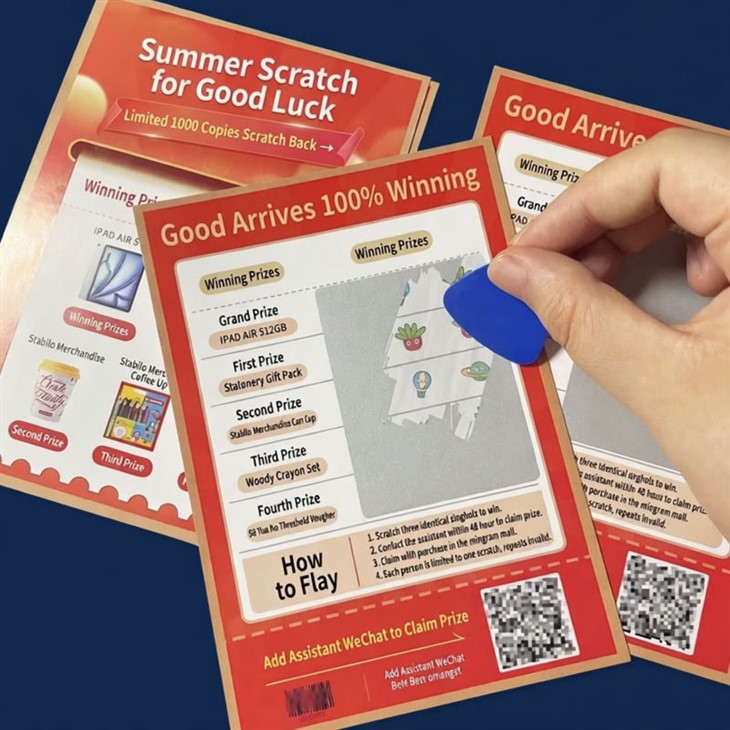 Escape Room Scratch-Off Props