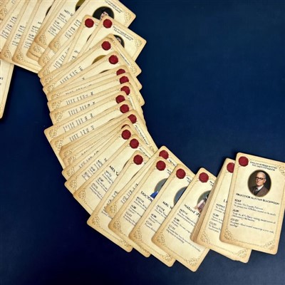 Taro dydžio žaidimų kaladės ir didelės veikėjų kortelės